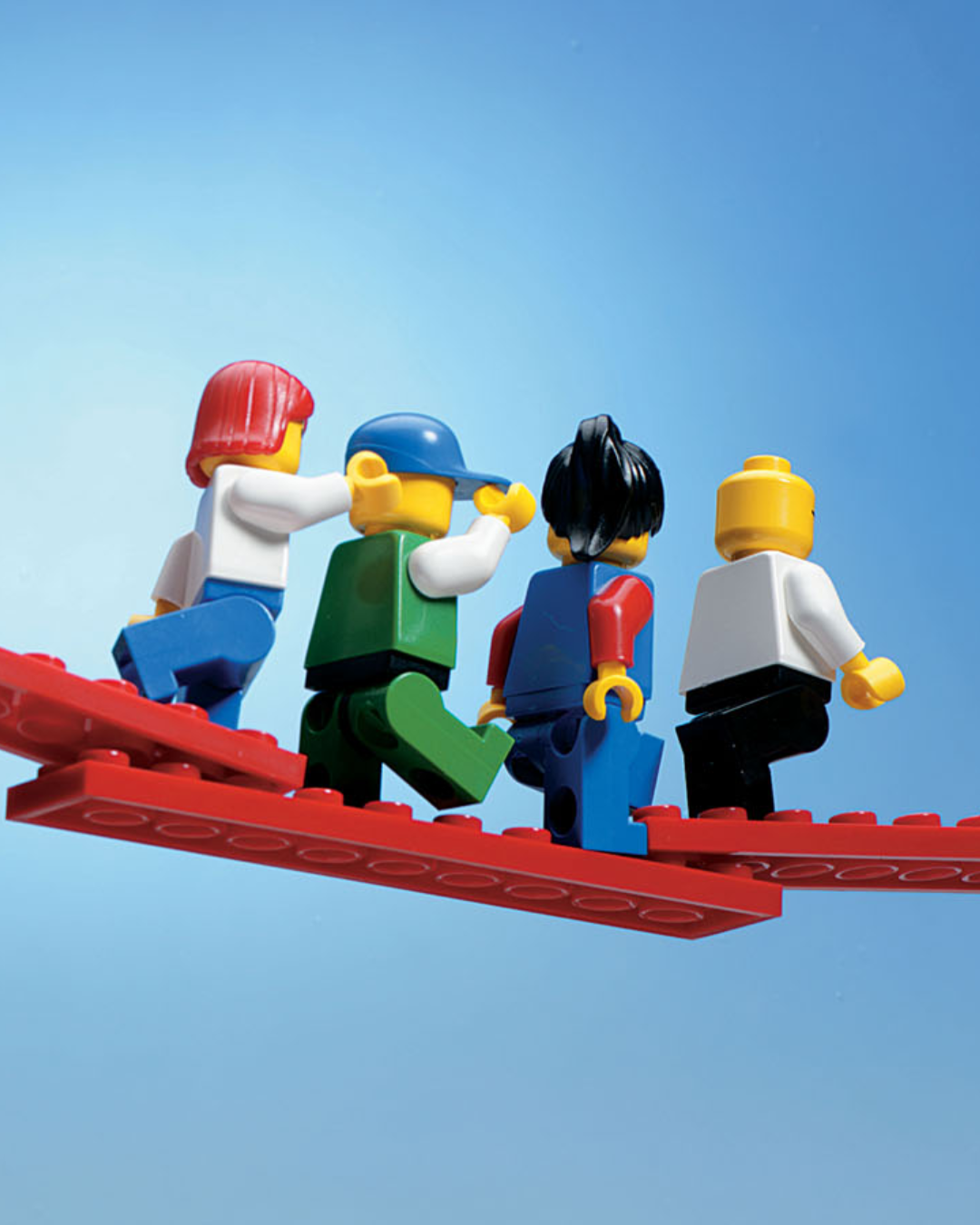 Ponte costruito con LEGO